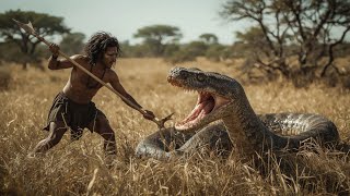 Python vs Prehistoric Man | The Epic Battle for Survival in Ancient time. Wealth