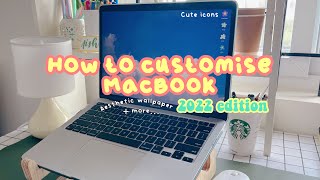Macbook aesthetic setup and customisation ( 2022 edition)  easy and minimal screenshot 3