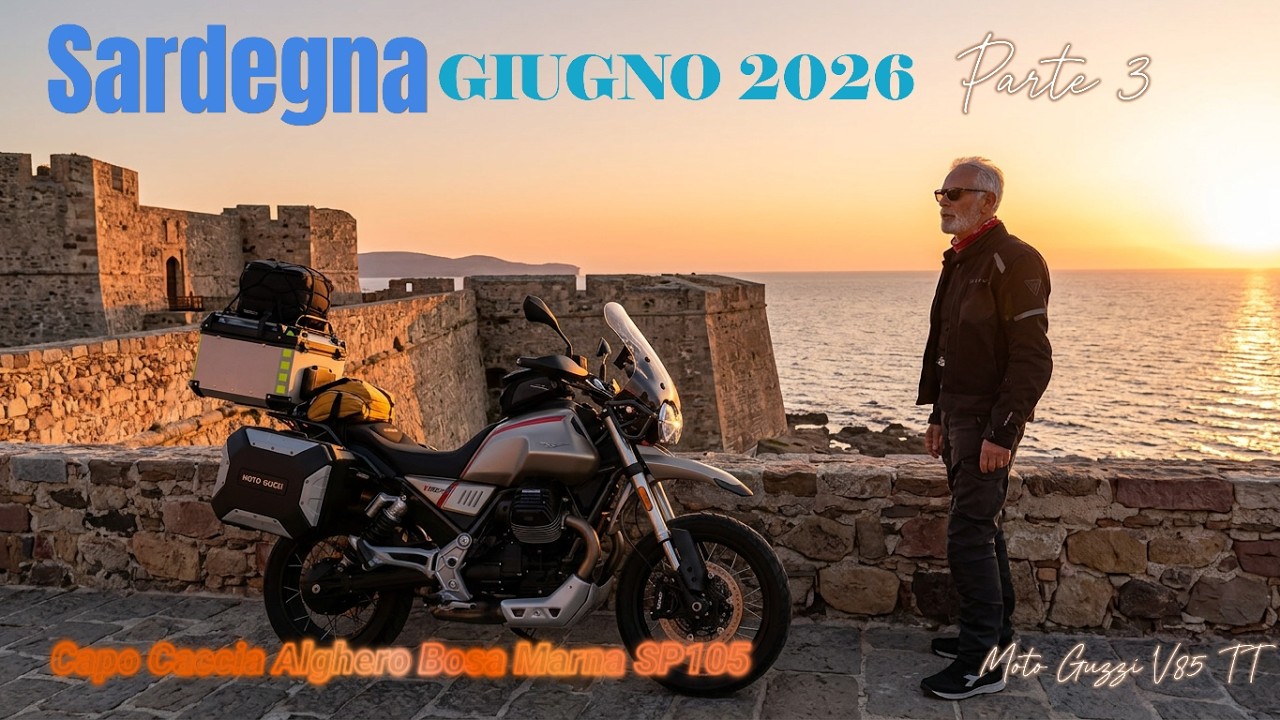 ⁣Giugno 2026 Sardegna terza parte, Capo caccia, Strada panoramica 105 Alghero Bosa , Alghero