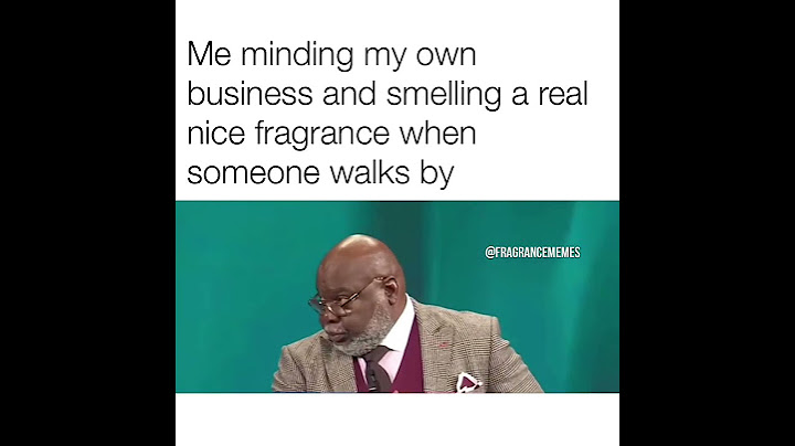 Damn someone smells good 🗿