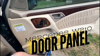 How To Remove A Door Panel And Speaker On A Mercedes Benz E Cl W210.
