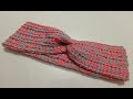 Tığ ile kolay Bandana nasıl örülür (crochet headband)