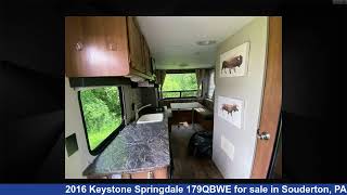 Spectacular 2016 Keystone Springdale Travel Trailer RV For Sale in Souderton, PA