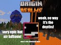 Origin Realms: Completing Spawn and mining to the depths!