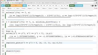 2016-04-27: Symbolic Calculus using SageMath (part 2 of 3)