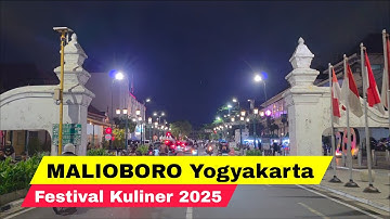 SUASANA MALIOBORO YOGYAKARTA SAAT FESTIVAL KULINER | WISATA KULINER JOGJA TERBARU 2025