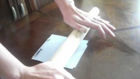 Emboss Using only a Rolling Pin, No Machine Needed