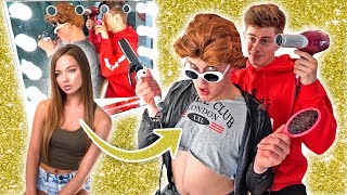 TRANSFORMING INTO GIRLFRIEND ERIKA FOR 24HRS **CHALLENGE**