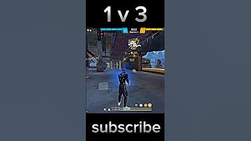I Survived a 1v3 Challenge in Free Fire!