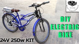 Dear viewers today i bring video about a review and unboxing of diy
24v 250w gear motor electric bike (e-bike) conversion kit complete
detail installation...