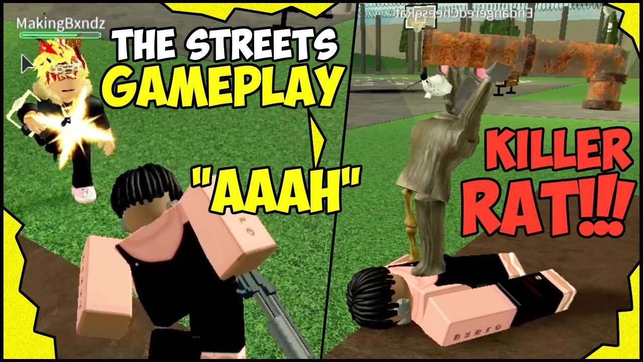 I Fought A Rat In Prison Roblox The Streets Gameplay Youtube - rat gang in da hood roblox youtube