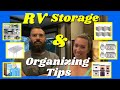 FULL TIME RV STORAGE AND ORGANIZING HACKS | (Best RV Storage Solutions)