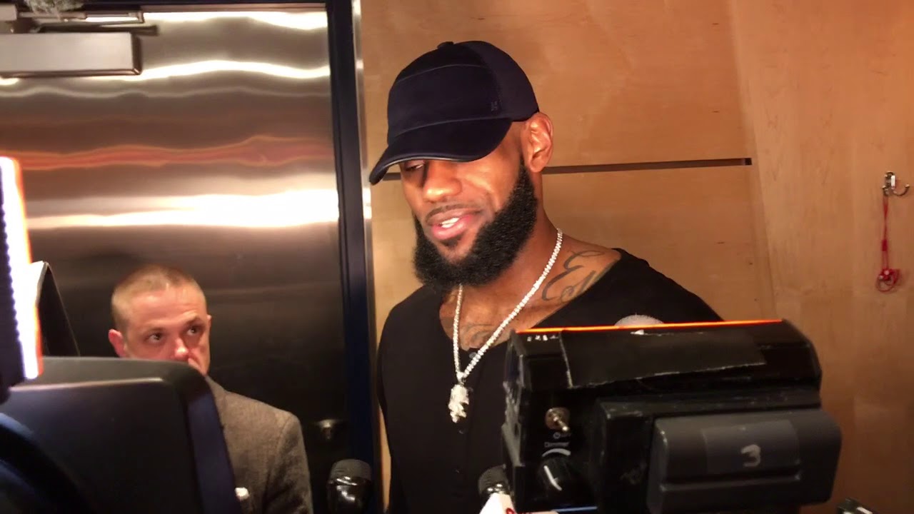 LeBron James at loss for words after blowout against Rockets - YouTube