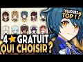 Quel 4 gratuit choisir  analyse des 10 persos du festival des lanternes  genshin impact