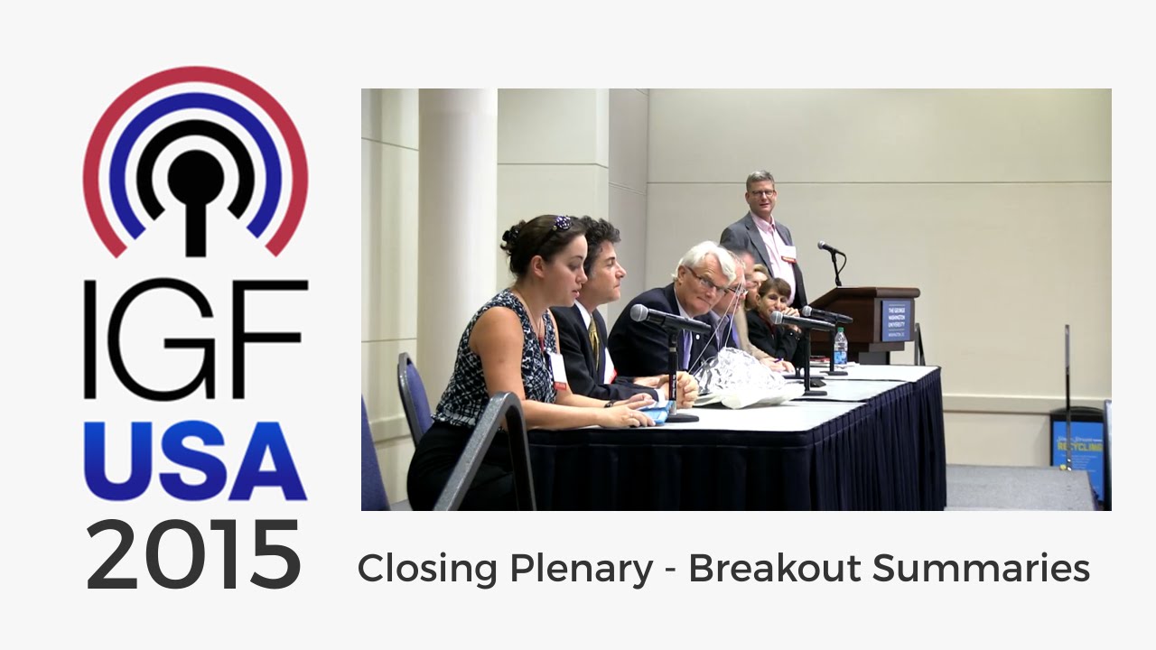 isocitrate dehydrogenase IGF-USA 2015 - Closing Plenary - Breakout Summaries