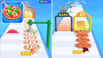 I Want Pizza Walkthrough Gameplay All Levels Android,iOS | Pizza Maker Game Max Level Gaming |