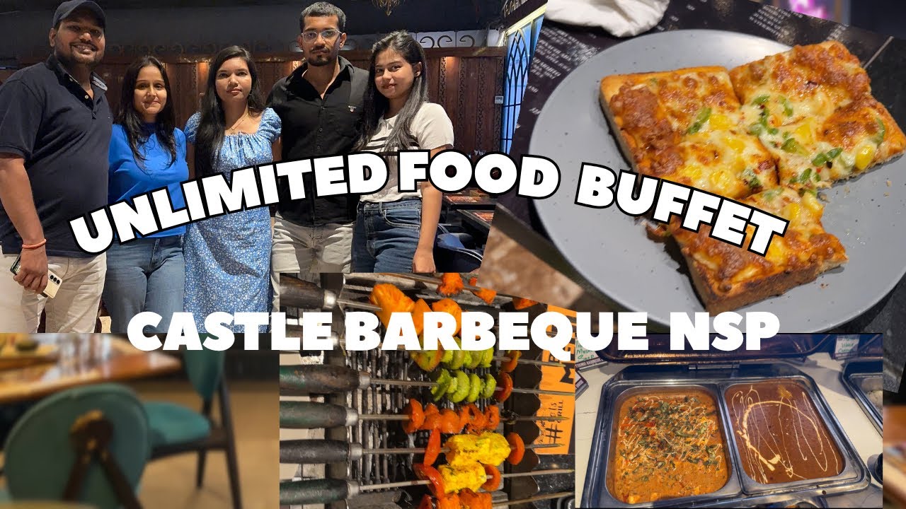 Castle’s Barbeque Unlimited Food Genuine Review 😱 | Castle Barbeque NSP Delhi 