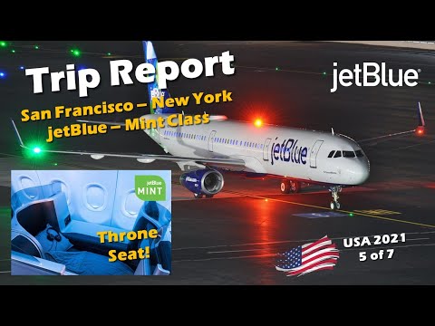 Video: Xem lại Dịch vụ Trên chuyến bay Cao cấp của JetBlue Mint