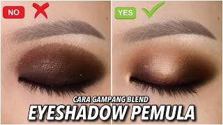 TUTORIAL EYESHADOW UNTUK PEMULA | CARA BLEND YANG BENAR! screenshot 5