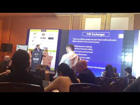 Kishore M Ceo of Future1exchange speaking at GBF Blockchain Event @MBS Singapore