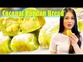 Coconut custard pandan bread recipe