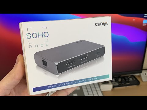 CalDigit SOHO : le dock USB-C idéal pour votre Mac ! (Dual 4K 60Hz, SD Card, USB-C 10Gb/s...)
