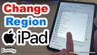 How to Change Region on iPad
