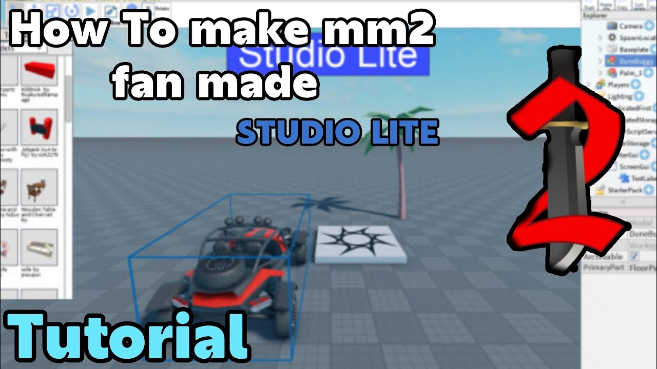 Mm2 Studio How to make mm2 FanMade game in studio lite - Tutorial Guide - YouTube
