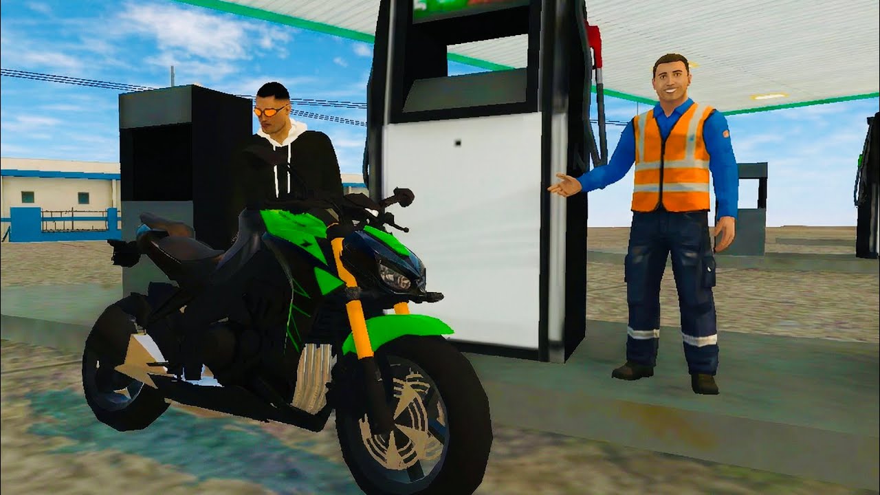 Saí pra dar aquele rolê de moto achando que dava ⛽😅…