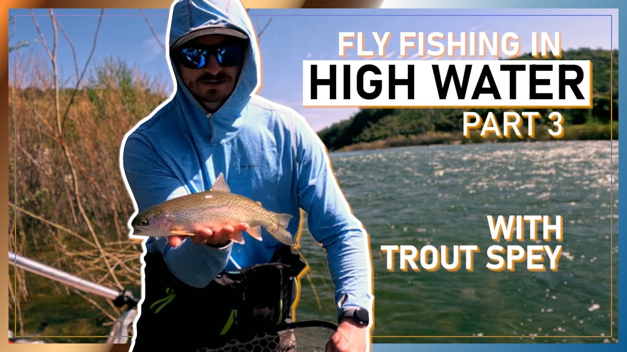 Spring HIGH WATER fly fishing with trout spey! pt. 3 