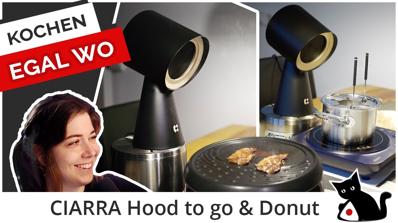 Raclette oder Fondue Dunstabzug? CIARRA Hood To Go & Donut Induktionskochfeld