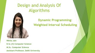 L - 4.3 : Weighted Interval Scheduling Problem | Memoized and Iterative method | Dynamic Programming