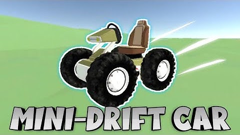 How to make Mini Drift Car | Evertech Sandbox [Speed -Tutorial]