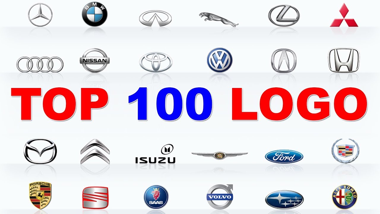 TOP 100 LOGO CARS | 100 BEST CAR BRANDS | Learn Car Brands with ...