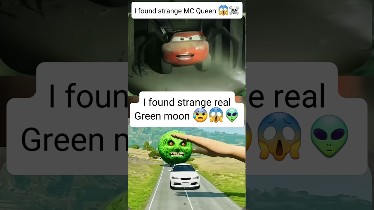 I found a real mcqueen car😱😱😰 
