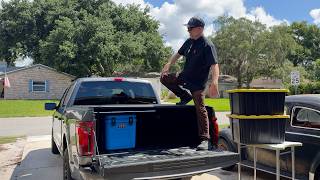 WOLFBOX Power Retractable Tonneau Cover | Electric Aluminum Truck Bed Cover This is Awesome =)