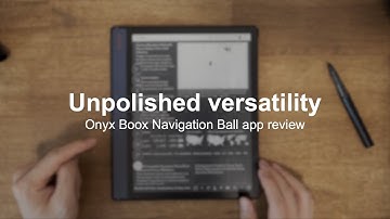 Can navigation ball replace physical buttons for e-ink devices?