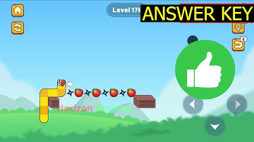 Hungry Worm - Greedy Worm LEVEL 176 - Gameplay Walkthrough Android IOS