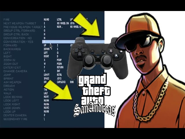 Gta san andreas PC camera spinning issue FIXED on any controller / Gamepad  / Joystick setup tutorial 