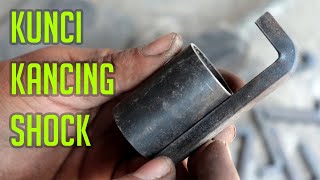 Cara Membuat kunci Kancing Shock Alat Buka Shock