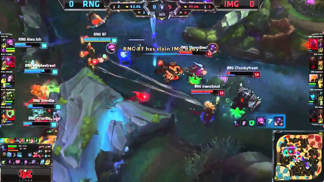 RNG Alex Ich Orianna VS IMG Mancloud Azir Game 1 Highlights   2015 EU CS Summer Semifinals
