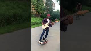 Video thumbnail of "Chavis Flagg a.k.a “Marty McFlagg” (Skateboarding Guitarist)"