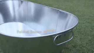 Sherpa Galvanised Tin Baths by Sherpa Tools 10,295 views 8 years ago 59 seconds