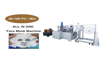 How compressed coin face mask are made using automatic machine by Hengyao automation