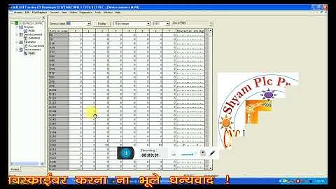 GX developer tutorial # Gx developer PLC programming# Mitsubishi PLC program
