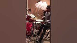 Jayden Spence on drums!! Shed time!