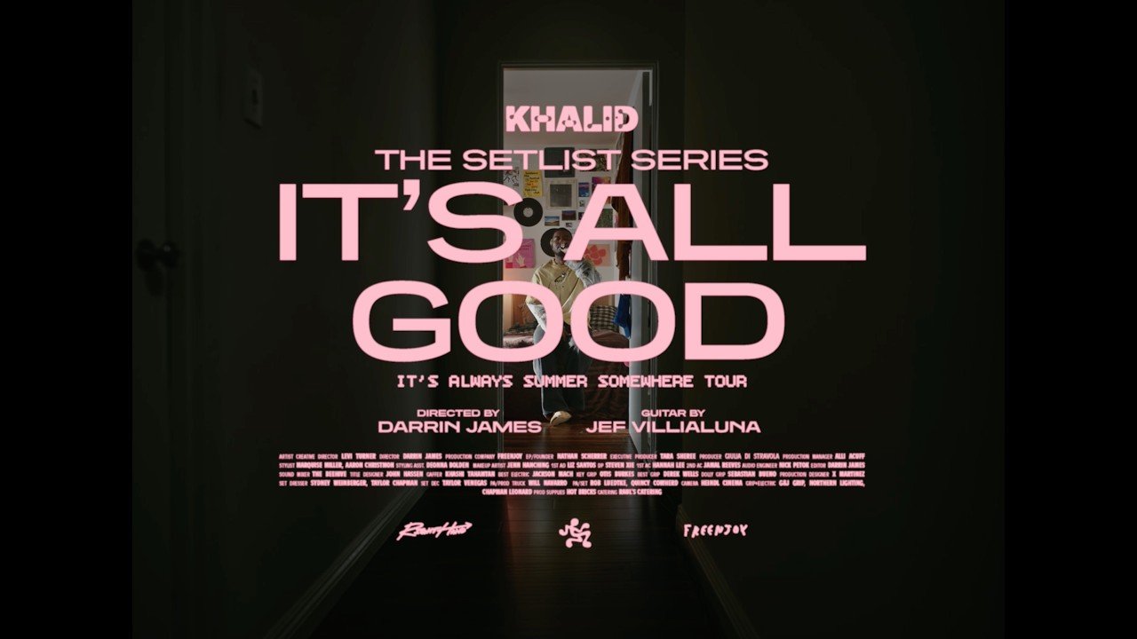 Khalid - It's All Good (Acoustic Performance) - The Set List Series