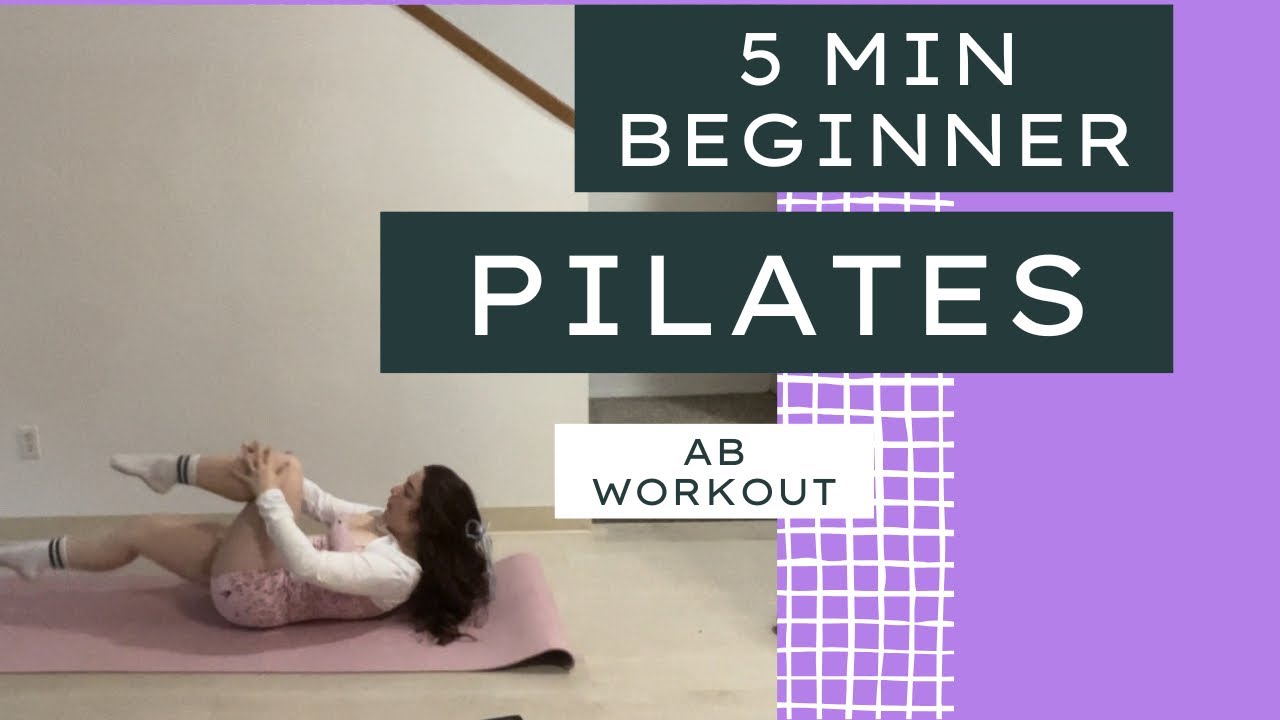 5 min pilates ab workout// beginner friendly// no equipment - YouTube