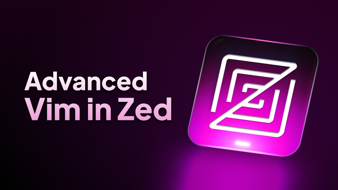 Advanced Vim Mode in Zed Editor | Advanced motions (2/4) - YouTube