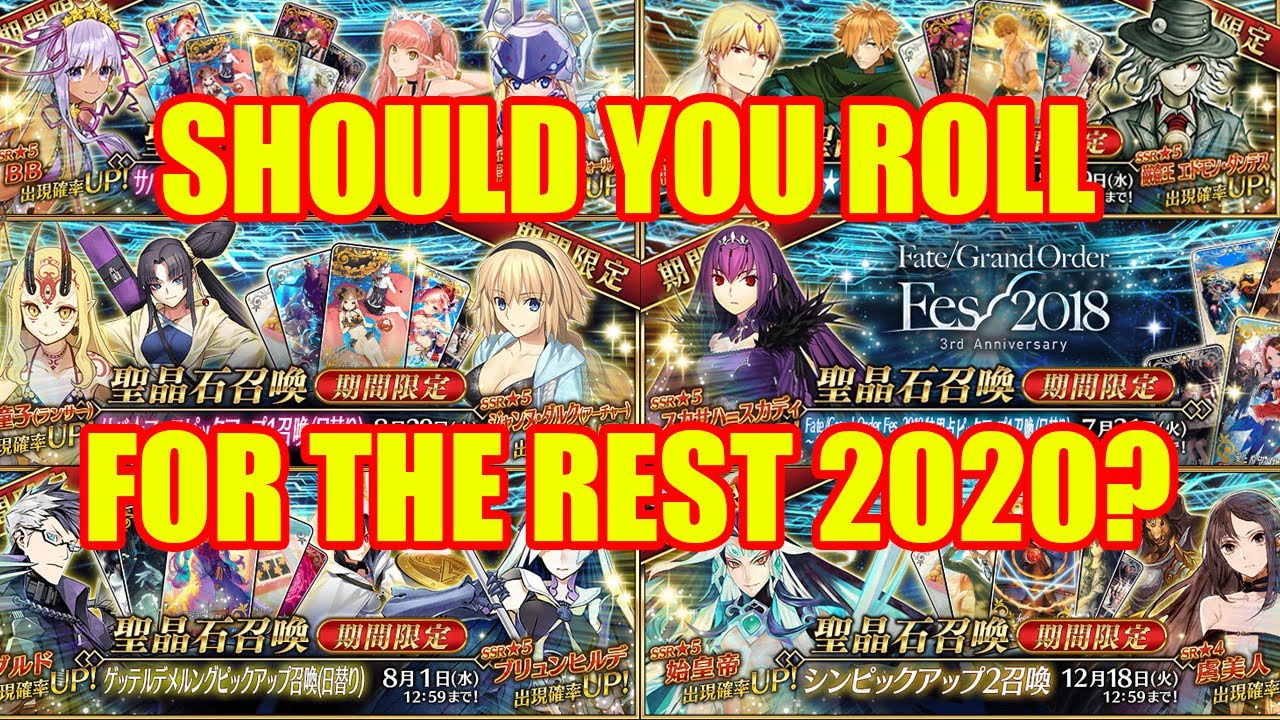 Fgo Which Banners Of The Second Half Of Is Worth The Roll For Fgo Usa Fate Grand Order Youtube